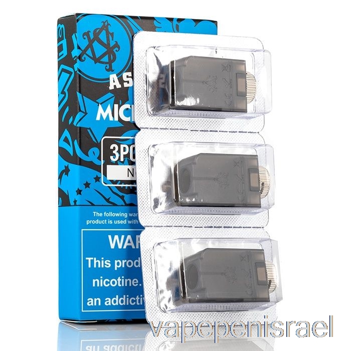 Vape Israel Asvape מיקרו פודים חלופיים חד פעמיים מיקרו פודים (סלילים לא כלולים)